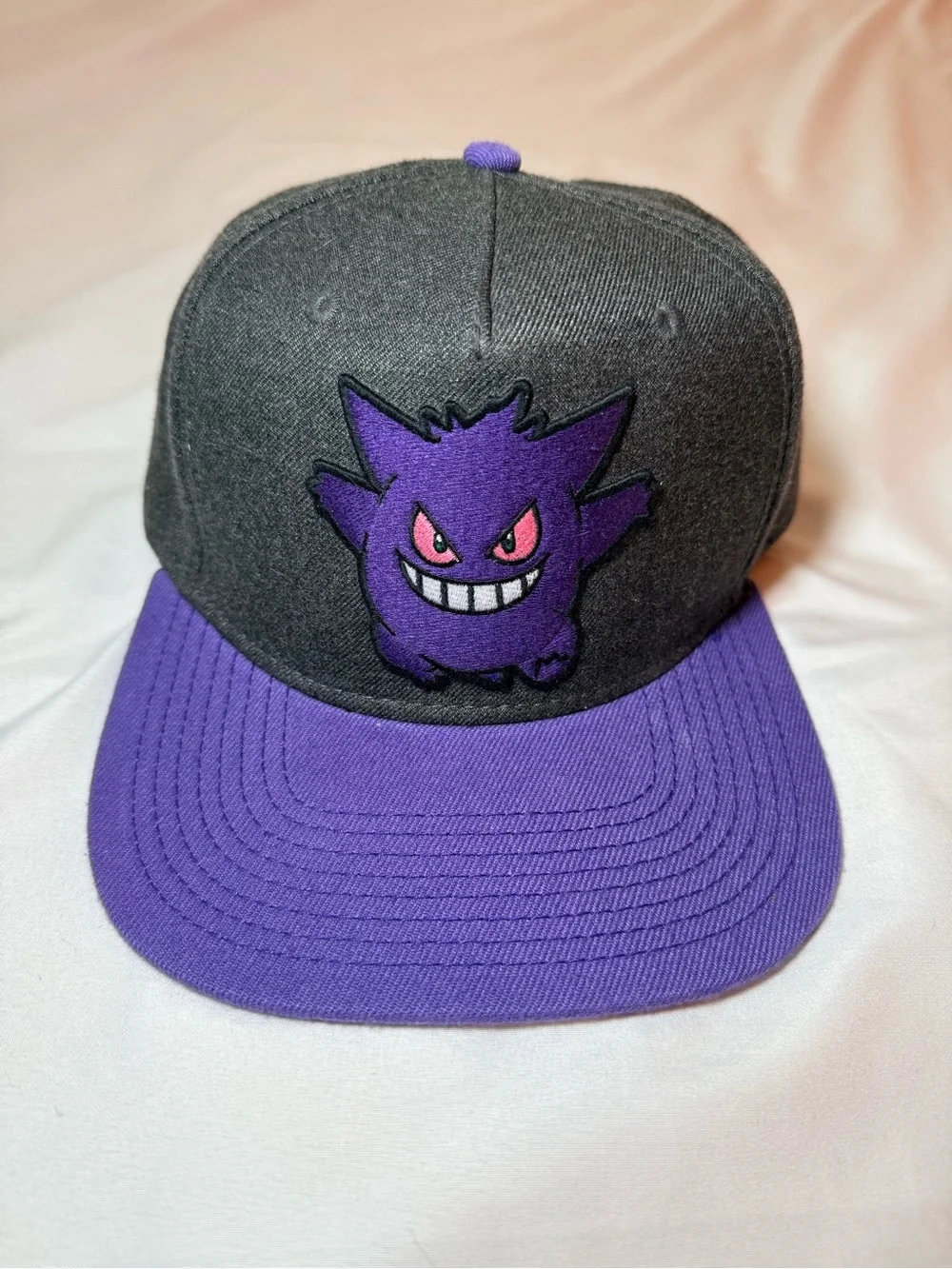 Kids Purple & Gray Pokémon Snapback Hat